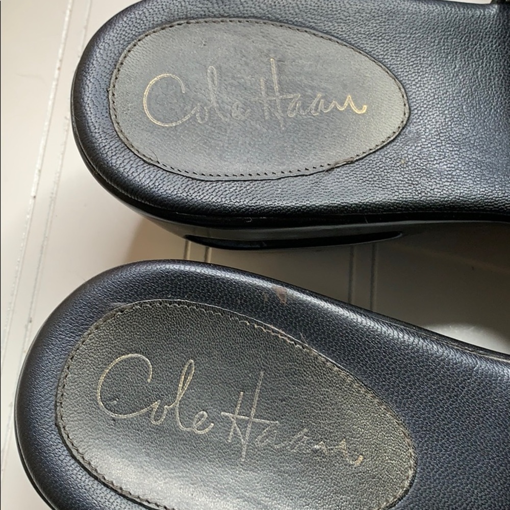 Cole Haan Air Donna Black Patent/Stretch 9.5 - Picture 3 of 10